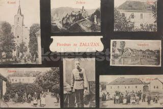 460 Kč PB Pohlednice Zalužany, CZE120246