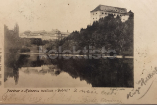 300 Kč PB Pohlednice Dobříš, CZE120297