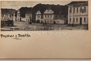 450 Kč PB Pohlednice Dobříš, CZE120318