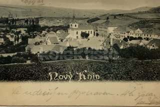 250 Kč PB Pohlednice Nový Knín, CZE120349