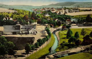380 Kč PB Pohlednice Nový Knín, CZE120371