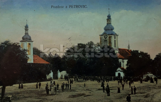 360 Kč PB Pohlednice Petrovice, CZE120385