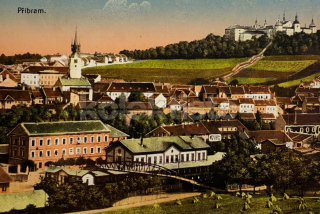280 Kč PB Pohlednice Příbram NÁDRAŽÍ, CZE120468