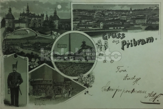 420 Kč PB Pohlednice Příbram, CZE120577