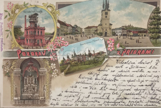 500 Kč PB Pohlednice Příbram, CZE120585