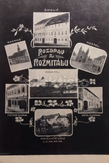 420 Kč PB Pohlednice Rožmitál pod Třemšínem, CZE120675