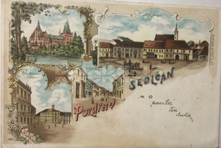 450 Kč PB Pohlednice Sedlčany, CZE120711