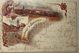 270 Kč PE Pohlednice Černovice, CZE120727