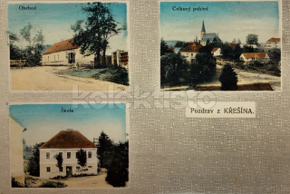 360 Kč PE Pohlednice Křešín, CZE120751