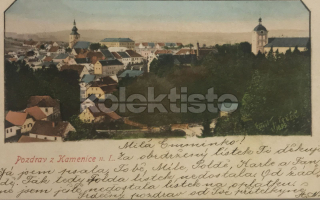 460 Kč PE Pohlednice Kamenice nad Lipou, CZE120777