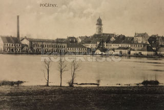 250 Kč PE Pohlednice Počátky, CZE120855