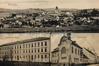 360 Kč PE Pohlednice Počátky, CZE120869