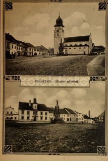 360 Kč PE Pohlednice Počátky, CZE120874