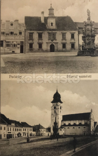 360 Kč PE Pohlednice Počátky, CZE120877