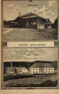 360 Kč PE Pohlednice Počátky HOSPODY, HOTELY, CZE120879