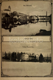 380 Kč PE Pohlednice Počátky, CZE120881