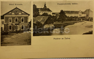 350 Kč PE Pohlednice Želiv, CZE120892