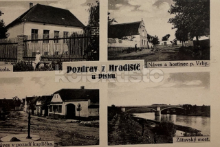 380 Kč PI Pohlednice Písek-Hradiště, CZE121077