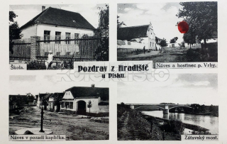 420 Kč PI Pohlednice Písek-Hradiště, CZE121098