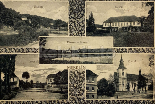 360 Kč PNJ Pohlednice Merklín, CZE121377