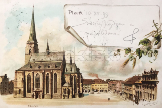 350 Kč PNM Pohlednice Plzeň, CZE121567