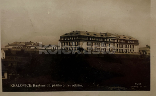350 Kč PNS Pohlednice Kralovice KASÁRNY, CZE121740