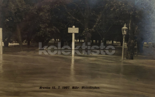 260 Kč PR Pohlednice Hranice ZÁPLAVY, CZE121892