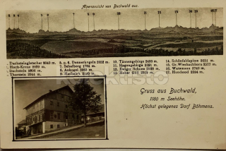 360 Kč PT Pohlednice Kvilda-Bučina, CZE122198