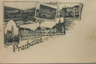 350 Kč PT Pohlednice Prachatice, CZE122362