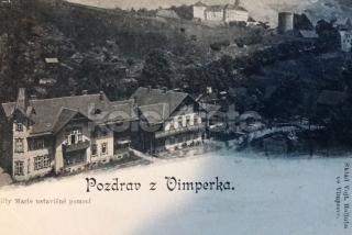 460 Kč PT Pohlednice Vimperk, CZE122376