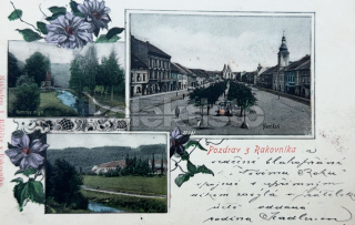 600 Kč RA Pohlednice Rakovník, CZE122543