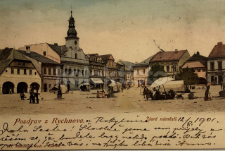 420 Kč RK Pohlednice Rychnov nad Kněžnou, CZE122801