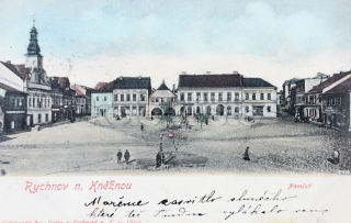 460 Kč RK Pohlednice Rychnov nad Kněžnou, CZE122817