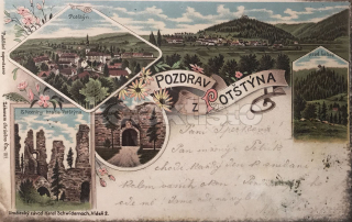 700 Kč RK Pohlednice Potštejn, CZE122832