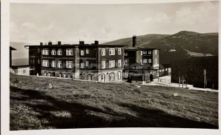 40 Kč SM Pohlednice KRKONOŠE BOUDY, ORBIS, CZE123198