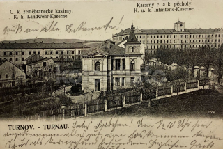460 Kč SM Pohlednice Turnov KASÁRNY, CZE123249