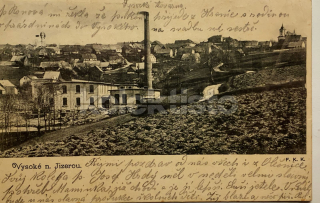460 Kč SM Pohlednice Vysoké nad Jizerou TOVÁRNY, CZE123252