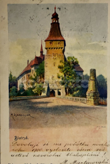 180 Kč ST Pohlednice Blatná, CZE123678