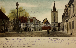 450 Kč ST Pohlednice Blatná, CZE123690