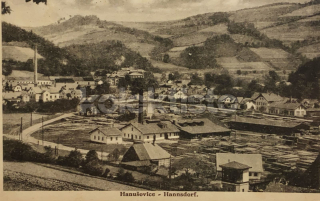 220 Kč SU Pohlednice Hanušovice TOVÁRNY, CZE123787