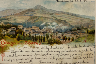 800 Kč SU Pohlednice Sobotín, CZE123878