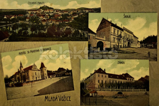 360 Kč TA Pohlednice Mladá Vožice, CZE124301