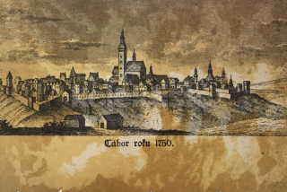 160 Kč TA Pohlednice Tábor, CZE124440