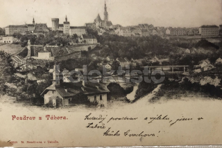 160 Kč TA Pohlednice Tábor, CZE124446