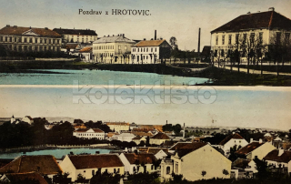 350 Kč TR Pohlednice Hrotovice, CZE125078