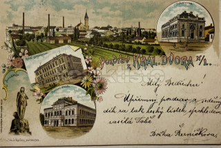 750 Kč TU Pohlednice Dvůr Králové nad Labem, CZE125450
