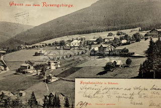 220 Kč TU Pohlednice Špindlerův Mlýn, CZE125651