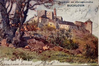 180 Kč UH Pohlednice Buchlovice, CZE125691