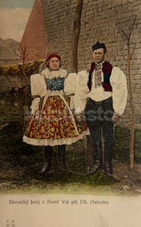 420 Kč UH Pohlednice Nová Ves KROJE, CZE125755