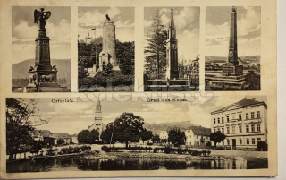 200 Kč UL Pohlednice Chlumec POMNÍKY, CZE125858